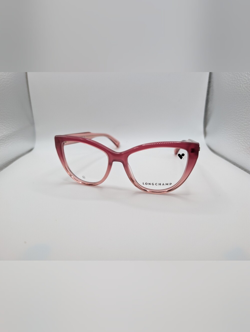 NWT Longchamp Cat Eye Eyeglasses LO2771 652 Gradient Pink Frames & Case